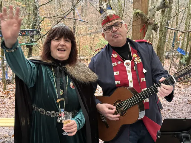 NCV-Prinzenpaar zu Besuch bei den "Wühlmäusen". | Foto: Jürgen Reinhard