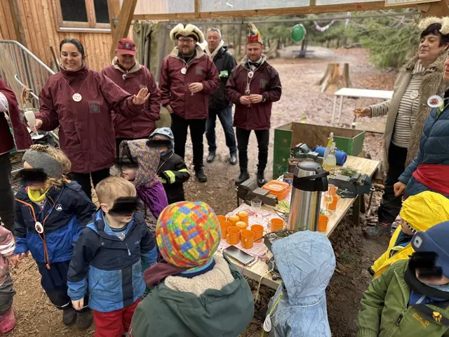 NCV-Prinzenpaar zu Besuch bei den "Wühlmäusen". | Foto: Jürgen Reinhard