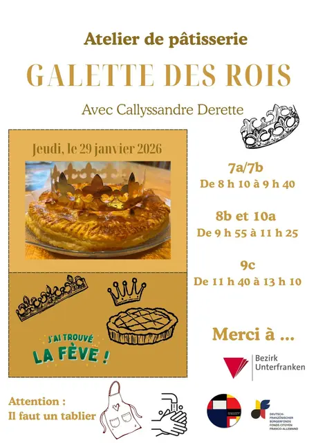 Bienvenue zum Workshop Galette des Rois | Foto: Brigitte Hartung-Bretz