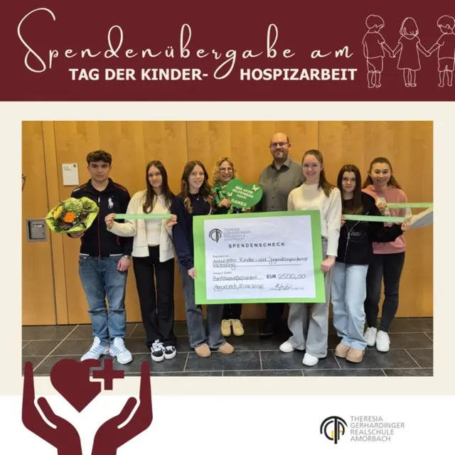 Spendenübergabe der TGRS Amorbach an den Kinderhospizverein | Foto: TGRS Amorbach