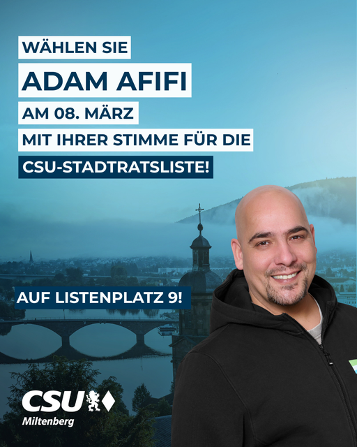 Adam Afifi, 44, Rettungssanitäter, Stadt‑ und Museumsführer – unterwegs in Musikverein, BRK und MCity, damit Miltenbergs Altstadt lebendig und erlebbar bleibt.