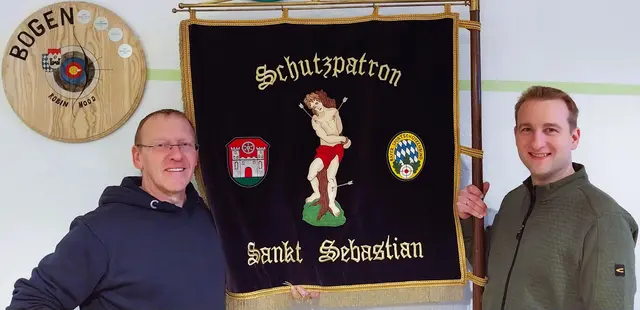 v.l. Schützenmeister Erik Reichert und Sportleiter Alexander Stich | Foto: Schützenverein Bürgstadt 1911 e.V.