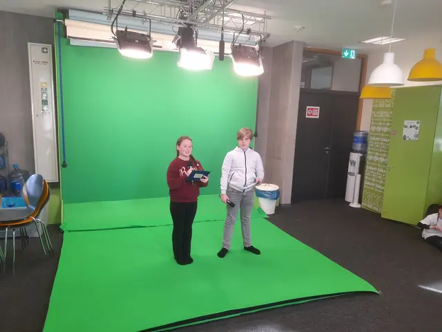 Die Jungen Forscher produzierten im KIKA in Erfurt eine eigene Nachrichtensendung