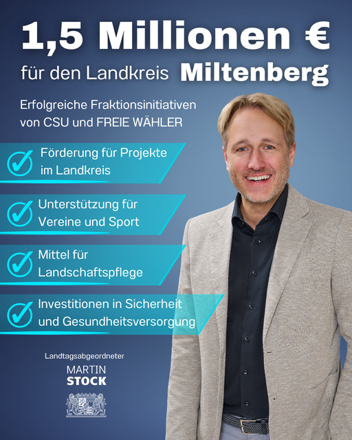 Bild: MdL Martin Stock | Foto: Bürgerbüro MdL Stock