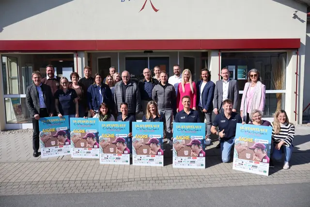 Orga-Team und Sponsoren des Stadtlaufs Osterburken freuen sich über zahlreiche Anmeldungen. | Foto: News Verlag/Bettina Scholl