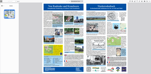 Kulturweg Raabruke und Krumbeern | Foto: Wolfgang Giegerich