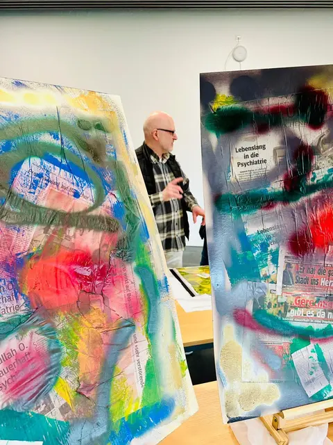 Kunst-Wochenende "Die Würde des Menschen ...", Teil der Ausstellung | Foto: Birgit Kügler