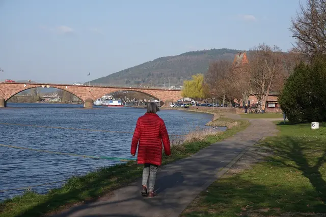 Spaziergang am Main in Miltenberg- alles zielt in Richtung Frühling, aber ohne Eile!