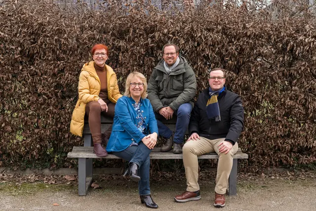 Unsere Spitzenkandidaten: Stefka Huelsz-Träger, Jeanette Kaltenhauser, René Wendland, Philipp Keinitz (v.l.n.r.) | Foto: Christopher Keinitz