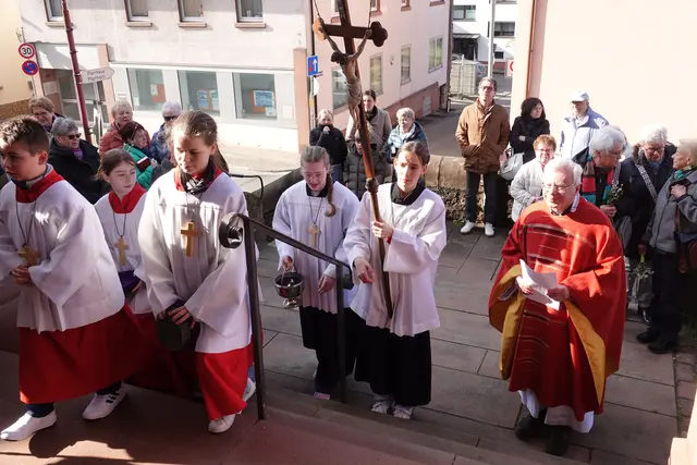 Kleine Palm-Prozession in Eichenbühl
