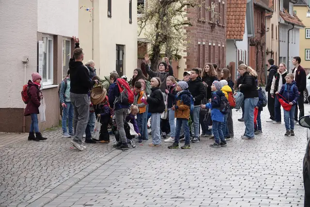 Klapper-Kinder in Bürgstadt. 