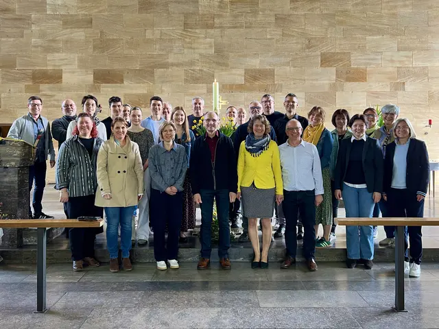 Musikalisch gestaltet wurde der Familiengottesdienst am Ostermontag durch die Singgruppe Bürgstadt. | Foto: Florian Platz