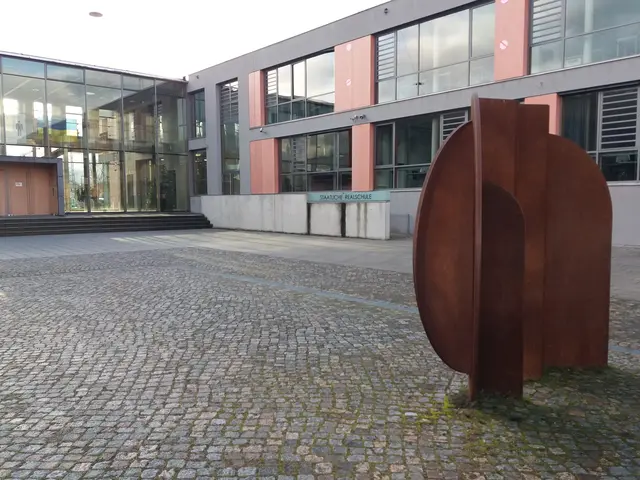 Blick in den vorderen Pausenhof an der Staatlichen Realschule Elsenfeld | Foto: Rainer Schäfer