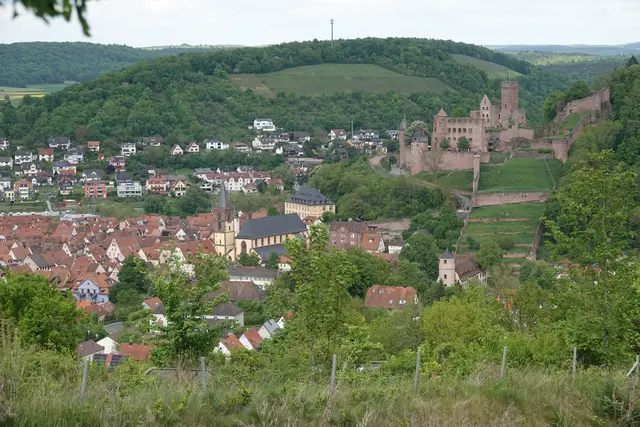 Blick ins Maintal zwischen Wertheim und Kreuzwertheim 