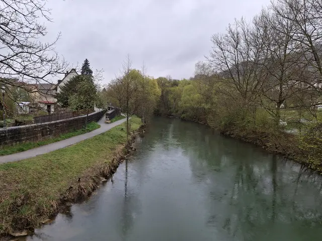 Bei Regen über die Regnitz | Foto: Wolfgang Giegerich