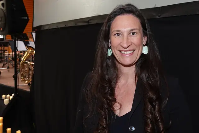 Julia Grimmer, die Dirigenten-Debütantin aus Dertingen.
