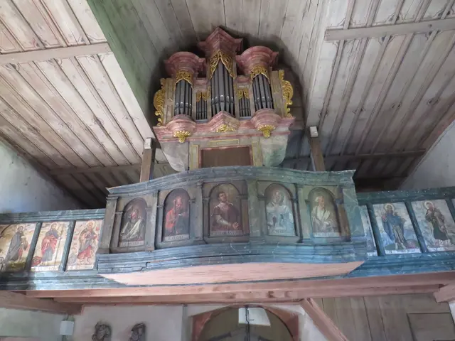 Barocke Orgel (leider nicht in Funktion); ehemals aus der (abgerissenen) Staffelkapelle | Foto: Nina Reuling