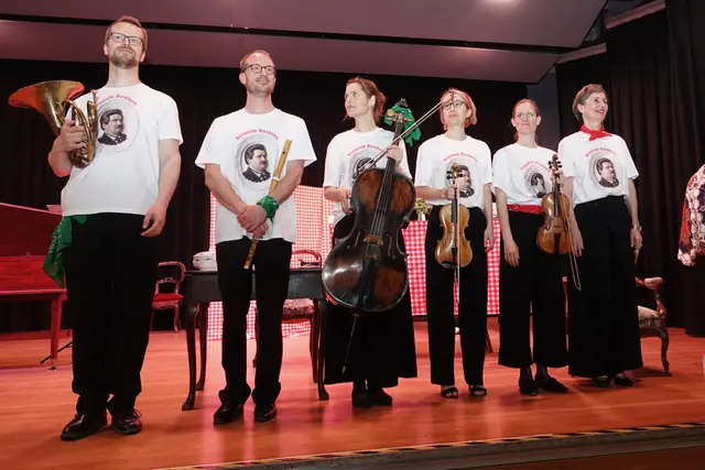 Das musikalische Ensemble „Kleinformat“.