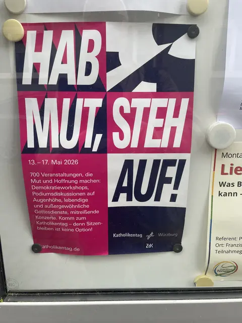 Leitspruch des Würzburger Katholikentages