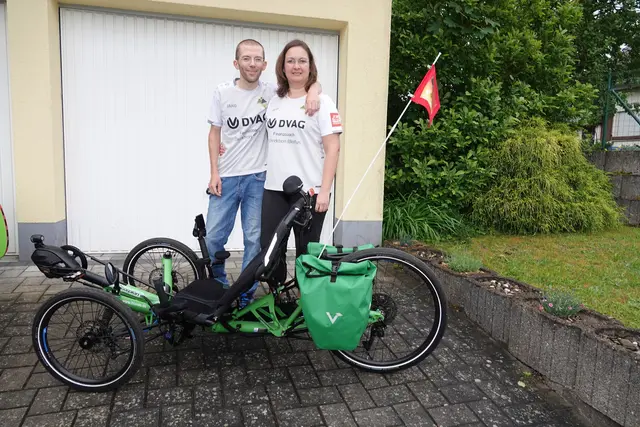 Carmen und Stefan aus Heppdiel genießen in ihrer Freizeit den Radsport. 