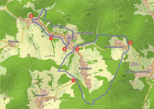 Zwei reizvolle Wanderrouten führen durch den sogenannten Sakko Canyon. | Foto: © Archäologisches Spessartprojekt