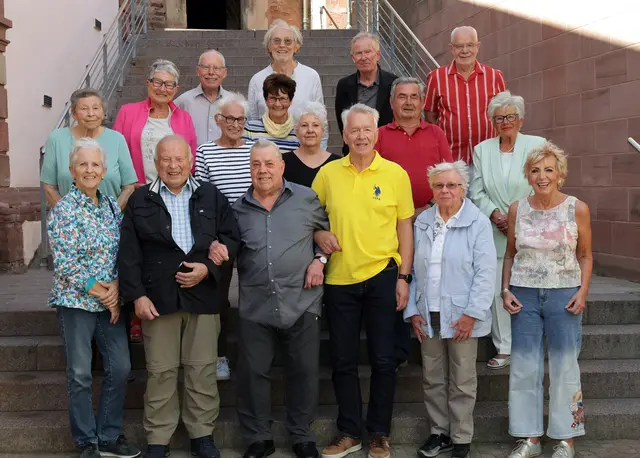 Der Jahrgang 1946/47 traf sich Mitte Juni zum Jahrgangstreffen in Buchen.     Foto: Martin Hahn