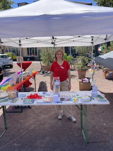 Beraterin Isabelle Löer auf dem CSD