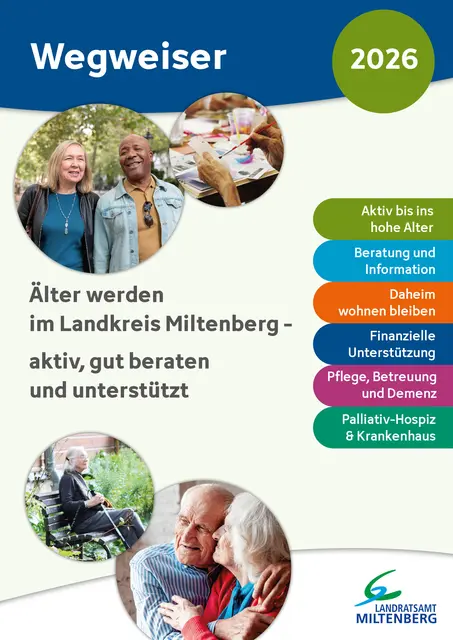 Die Titelseite des neuen Wegweisers „Älter werden im Landkreis Miltenberg“  | Foto: Landratsamt Miltenberg