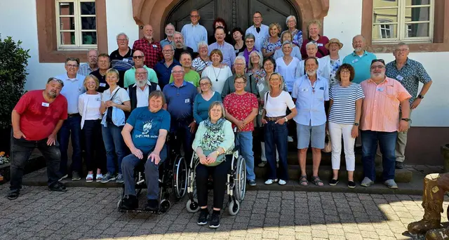 Der Jahrgang 55/56 Amorbach traf sich am 23. Mai 2026. | Foto: Walter Müller