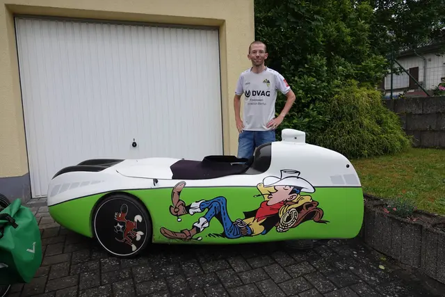 Stefan Klein , ein begeisterter Radsportler aus der Odenwaldregion ist sieben Tage per Rad unterwegs - als Pendler zur Arbeit und zurück sowie in der Freizeit.