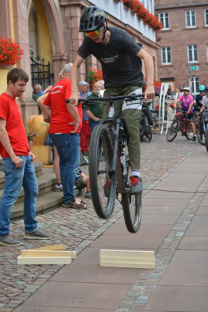 Beim Sportwerbetag am 4. Juli auf dem Engelplatz zeigen unter anderem die TVM-Mountainbiker ihr Können. | Foto: TV Miltenberg