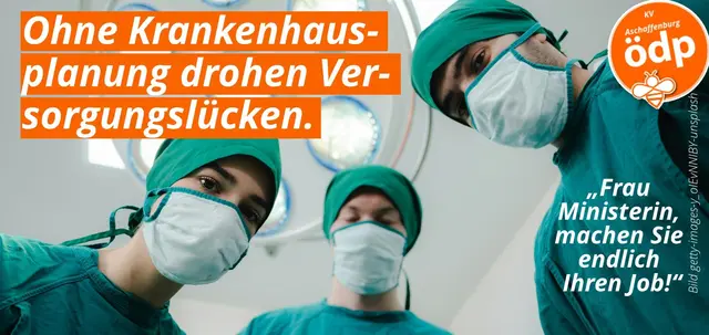 ÖDP-Kreisvorsitzender Wolfgang Winter betont die Bedeutung einer sicheren Krankenversorgung, besonders im ländlichen Raum, und appelliert, Krankenhäuser auskömmlich zu finanzieren. | Foto: ödp Bayern