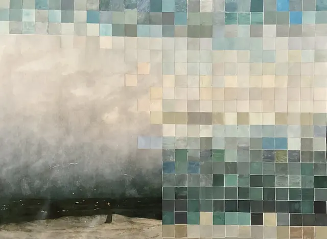 Der Mönch am Meer, eine Hommage an Caspar David Friedrich, 3. Preis in der Altersklasse III | Foto: Michaela Warncke