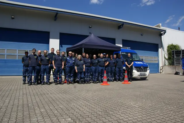 Gruppenfoto mit allen Einsatzkräften des heutigen Trainings. | Foto: THW Miltenberg