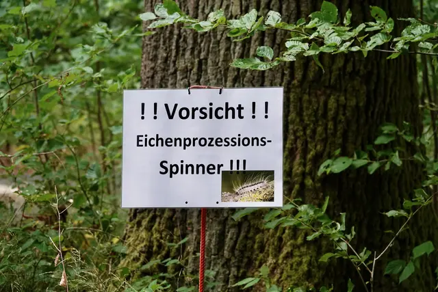  Warnschild in Heppdiel und Umgebung. Foto Roland Schönmüller 

