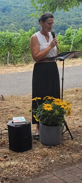 Auszeit im Weinberg mit Gemeindereferentin Verena Deuchert