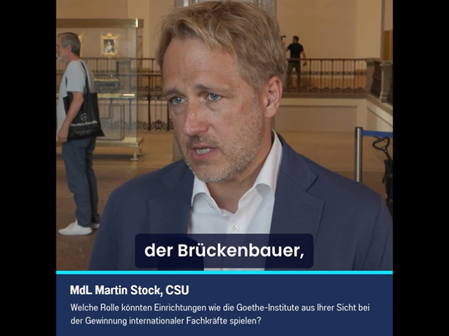 Bild: MdL Stock im Interview mit Plenum TV | Foto: Bürgerbüro MdL Stock