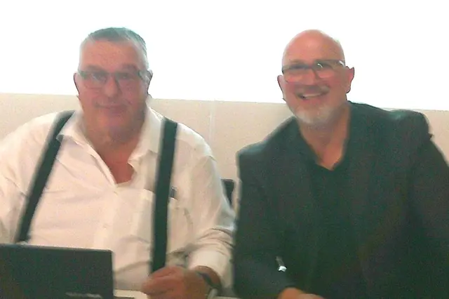 Mitgliederversammlung 2026:
Vorsitzender Hartmut Beil und Bürgermeister Roger Henning
