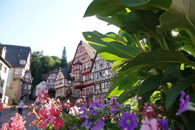 Am historischen Marktpatz in Miltenberg 