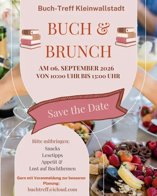 Save the Date! Buch &amp; Brunch am 06. September in der Marktschule