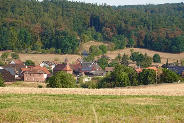 Blick auf Schippach.