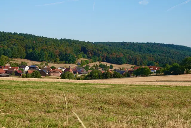 Blick auf Wenschdorf.