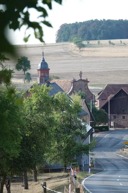 Ortseingang von Schippach.