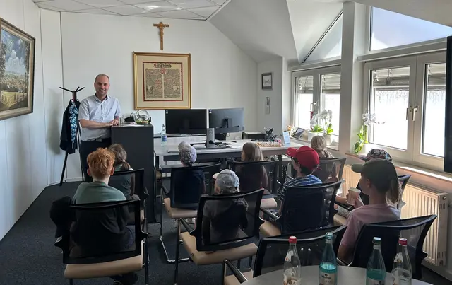 Bürgermeister-Sprechstunde im Rahmen der Sulzbacher Ferienspiele. | Foto: Markt Sulzbach a.Main