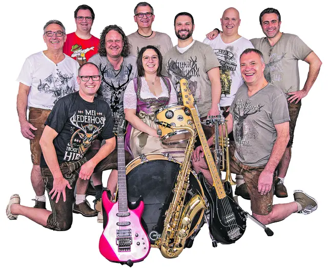 Montag, 31. August 2026, 19 Uhr, Festzelt der Michaelismesse Miltenberg: Die Eventband für Spaß und gute Laune „Die Obernburger“ | Foto: „Die Obernburger“