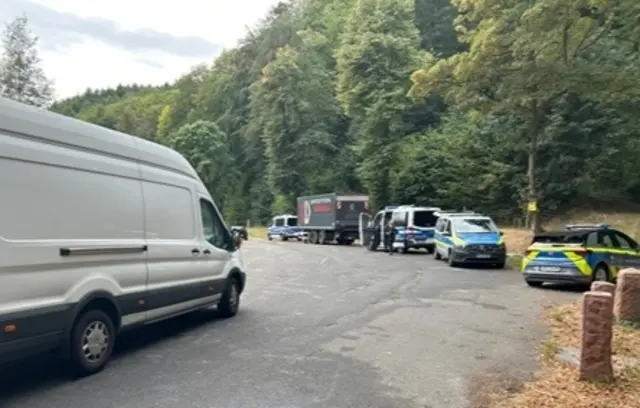 Verkehrskontrollen der Polizei im Odenwaldkreis am 17. August. Hier auf dem Bienenhausparkplatz am Höchster Rondell. | Foto: Polizei