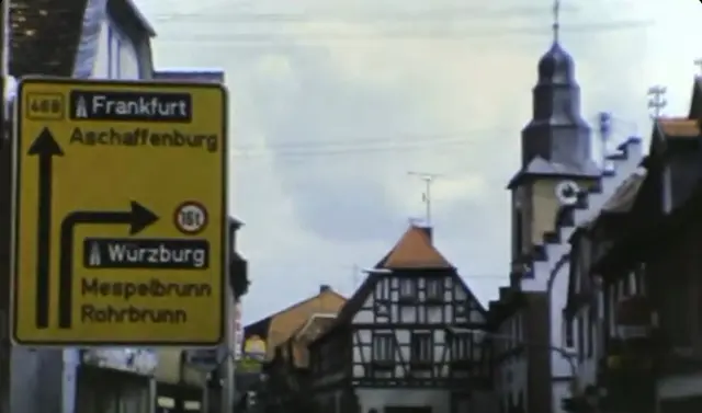Als die Autobahn durch Obernburg lief ...?! Längst vergessene Zeiten! | Foto: Archiv HVV, private Sammlung