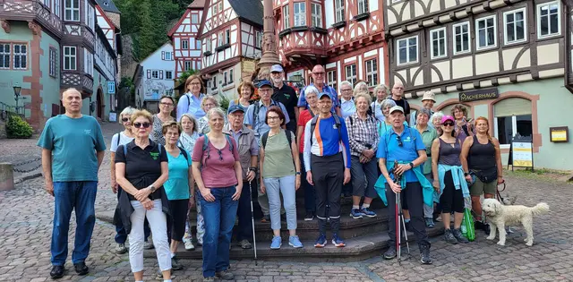 Die Wanderer der Kurztour vor dem Start | Foto: OWK Miltenberg