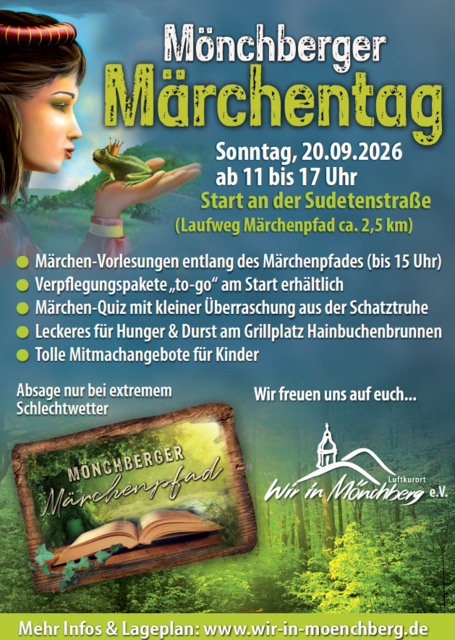 Plakat Märchentag 2026 | Foto: Wir in Mönchberg e.V.