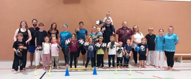 Trainerteam und Ferienspieler